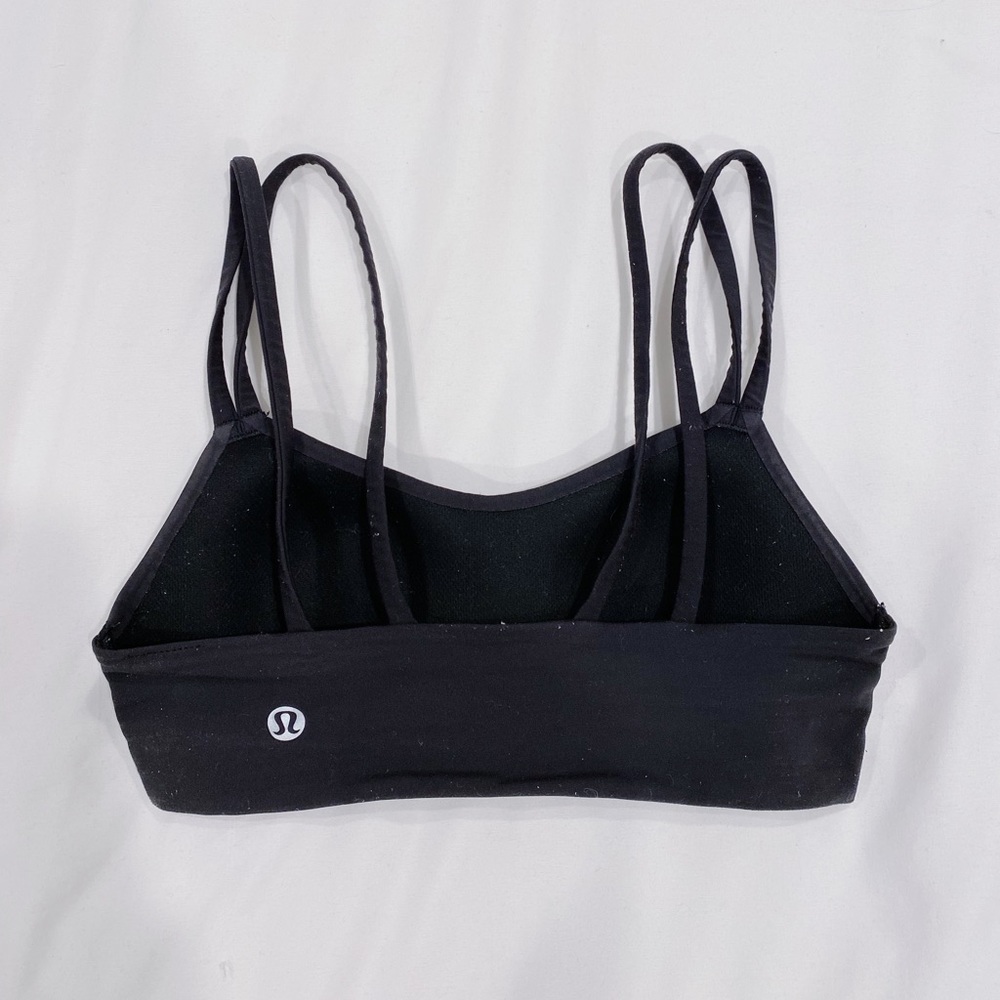Lululemon Black Strappy Sports Bra